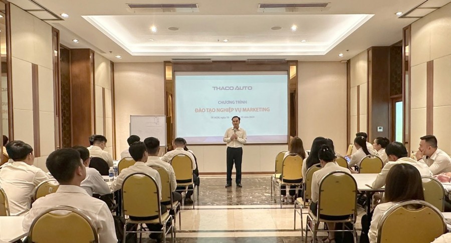 THACO AUTO Ninh Thuận nâng cao kỹ năng sáng tạo nội dung cho nhân sự phụ trách Marketing