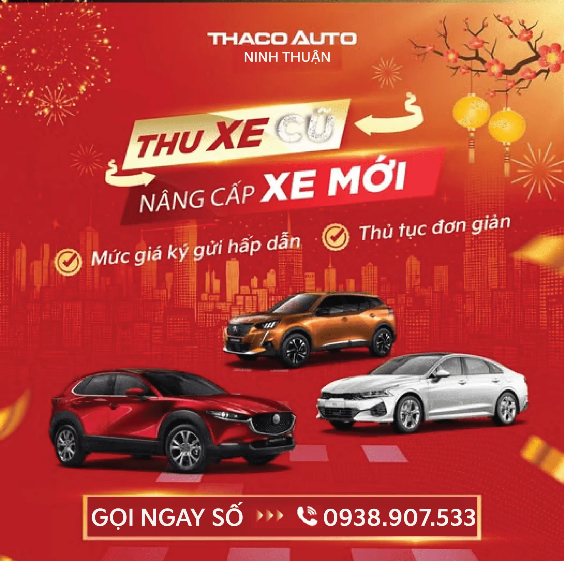 NÂNG CẤP HÀNH TRÌNH CÙNG CHƯƠNG TRÌNH THU CŨ ĐỔI MỚI TẠI THACO AUTO NINH THUẬN
