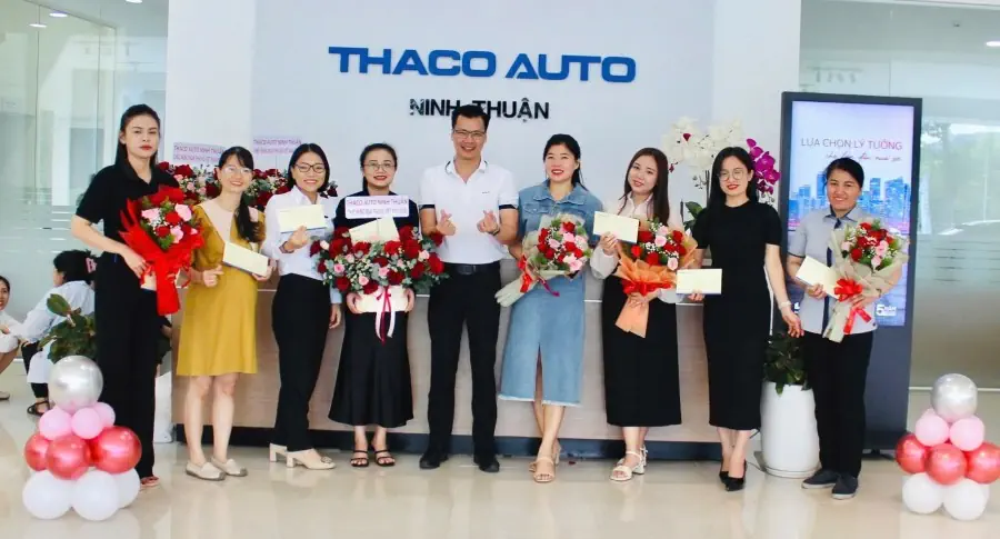 Nữ CBNV THACO AUTO Ninh Thuận rạng rỡ trong Ngày Phụ nữ Việt Nam 20/10