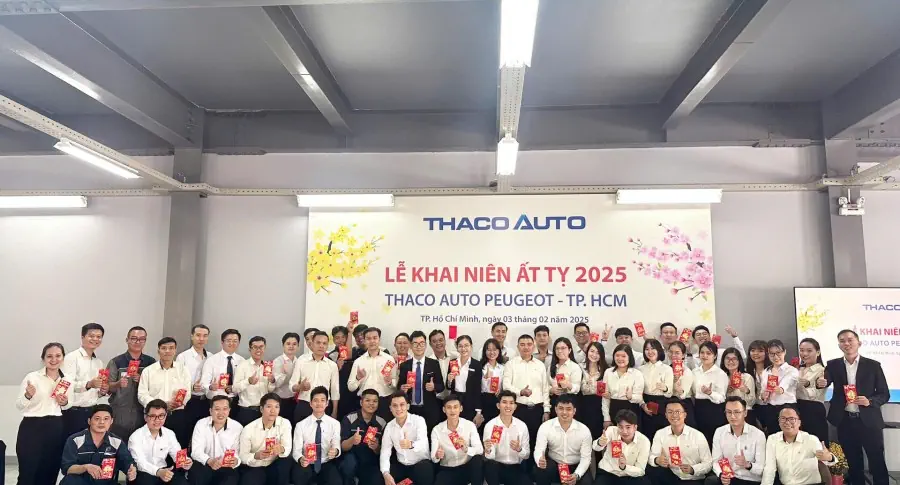 THACO AUTO Peugeot - TP.HCM tổ chức chương trình Lễ Khai niên Ất Tỵ 2025