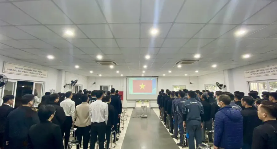 LỄ CHÀO CỜ THÁNG 12 NĂM 2024 TẠI THACO AUTO PHẠM VĂN ĐỒNG