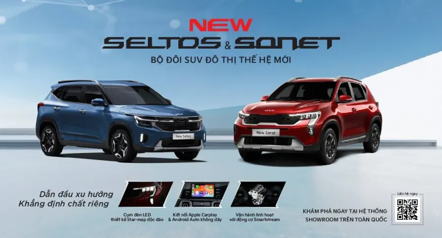THACO AUTO Phạm Văn Đồng giới thiệu “ New Seltos & New Sonet – Bộ đôi SUV đô thị thế hệ mới”