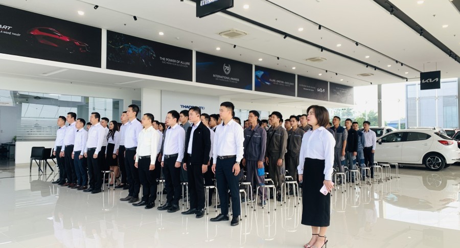 LỄ CHÀO CỜ THÁNG 10 - KHỞI ĐỘNG VÀ TRIỂN KHAI CÔNG TÁC TRỌNG TÂM QUÝ IV/2024