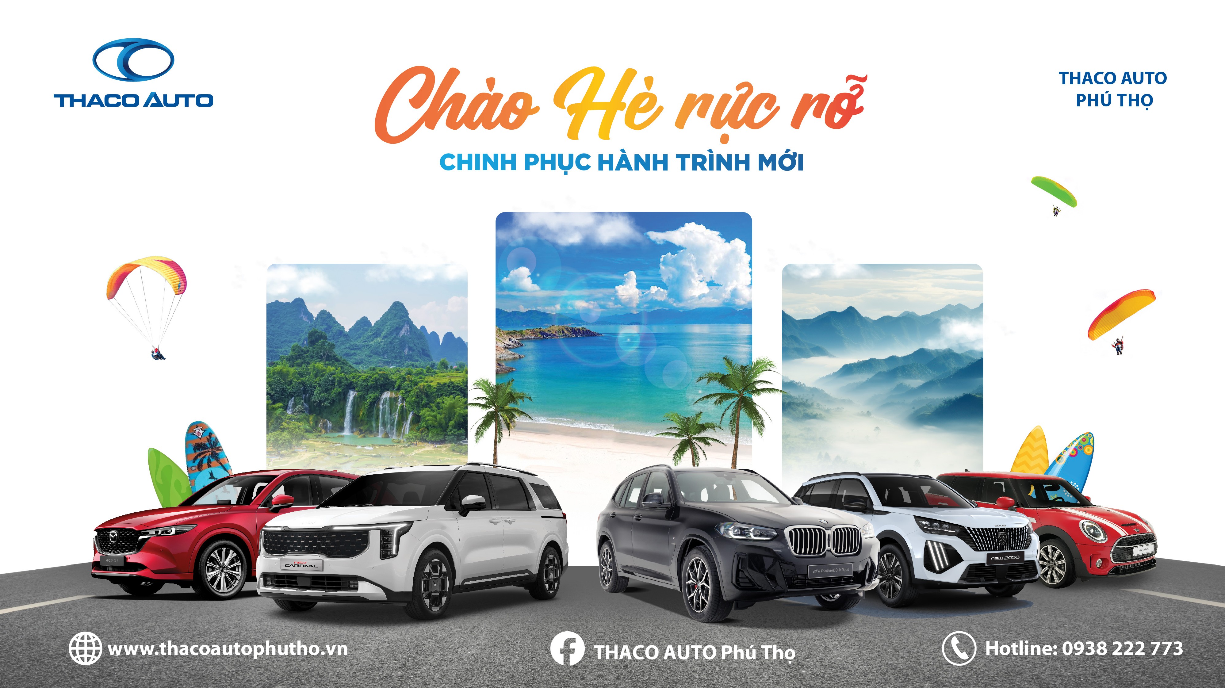 TRẢI NGHIỆM HÈ RỰC RỠ CÙNG THACO AUTO PHÚ THỌ VỚI NHIỀU HOẠT ĐỘNG HẤP DẪN