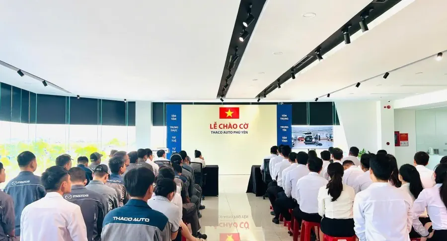 THACO AUTO Phú Yên - Lễ chào cờ tháng 8/2025