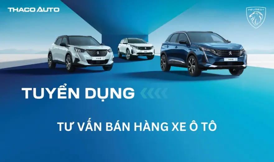 THACO AUTO PHÚ MỸ HƯNG tuyển dụng vị trí công việc Nhân Viên Tư Vấn Bán Hàng