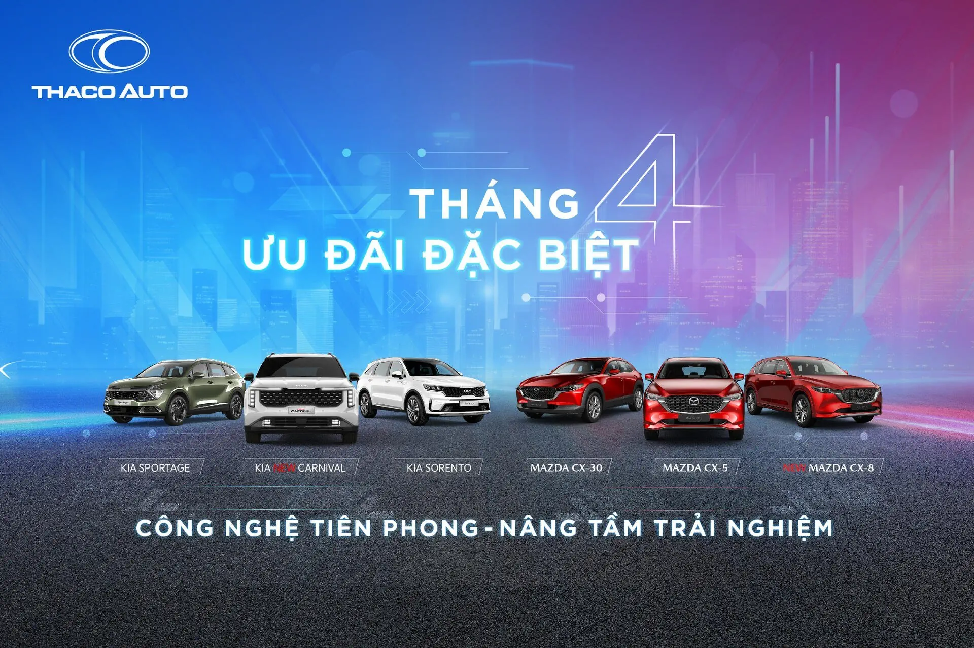 THACO AUTO tri ân khách hàng với ưu đãi đặc biệt dịp 30/4 & 01/05