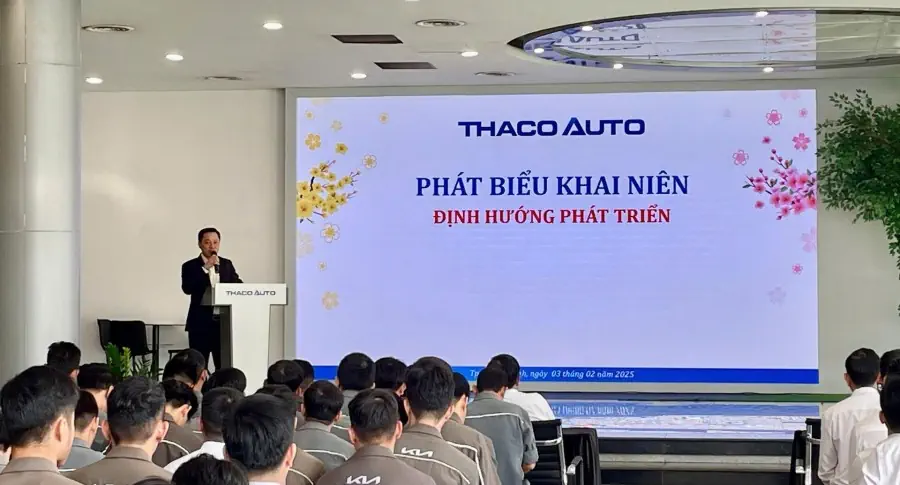 THACO AUTO Phú Mỹ Hưng tổ chức chương trình Lễ Khai niên Ất Tỵ 2025