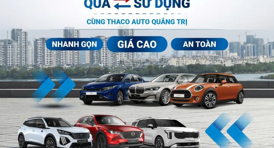 CẬP NHẬT GIÁ BÁN XE QUA SỬ DỤNG GIÁ ƯU ĐÃI TRONG THÁNG 08
