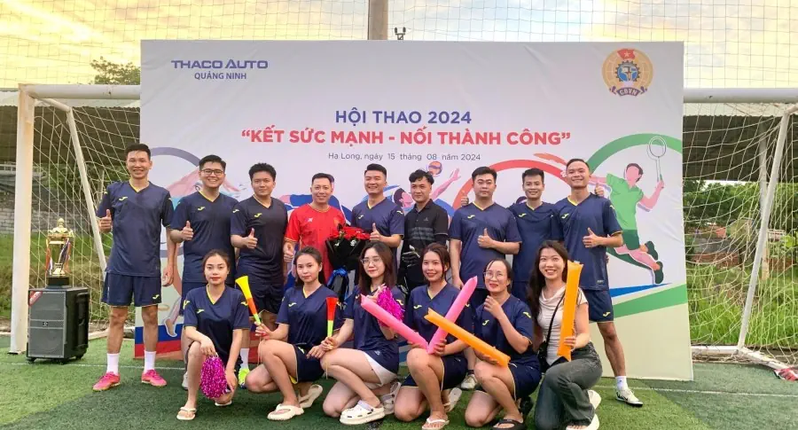 HỘI THAO "KẾT SỨC MẠNH, NỐI THÀNH CÔNG 2024" TẠI THACO AUTO QUẢNG NINH ĐÃ CHÍNH THỨC KHAI MẠC!