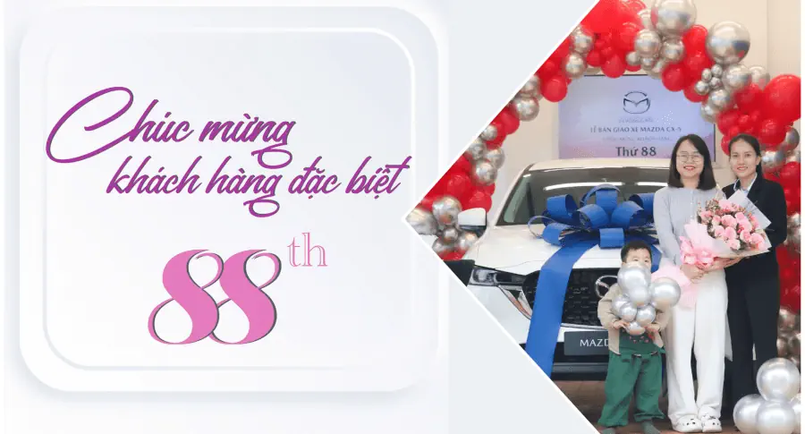 THACO AUTO Quảng Trị chào đón chủ nhân thứ 88 sở hữu MAZDA CX-5 trong năm 2025