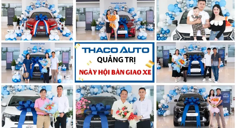 Ngày hội bàn giao xe Tháng 11 tại THACO AUTO Quảng Trị