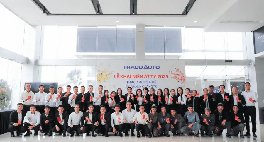 THACO AUTO Quảng Trị tổ chức chương trình Lễ Khai niên Ất Tỵ 2025