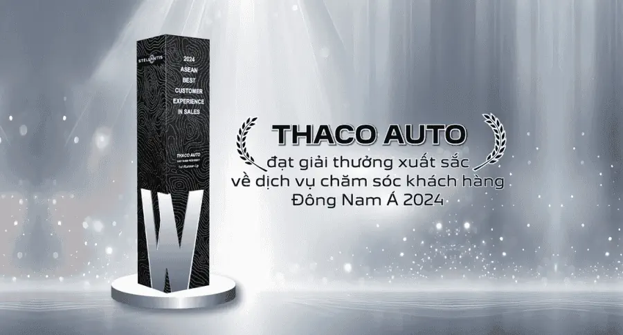 THACO AUTO đạt Giải thưởng xuất sắc về Dịch vụ chăm sóc khách hàng khu vực Đông Nam Á năm 2024