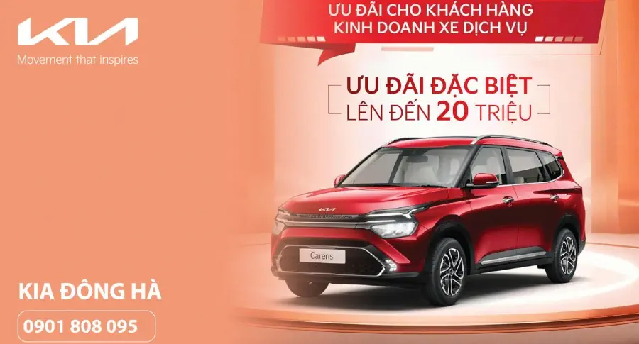 THACO AUTO Quảng Trị dành tặng ưu đãi đặc quyền dành cho khách hàng Kinh doanh dịch vụ