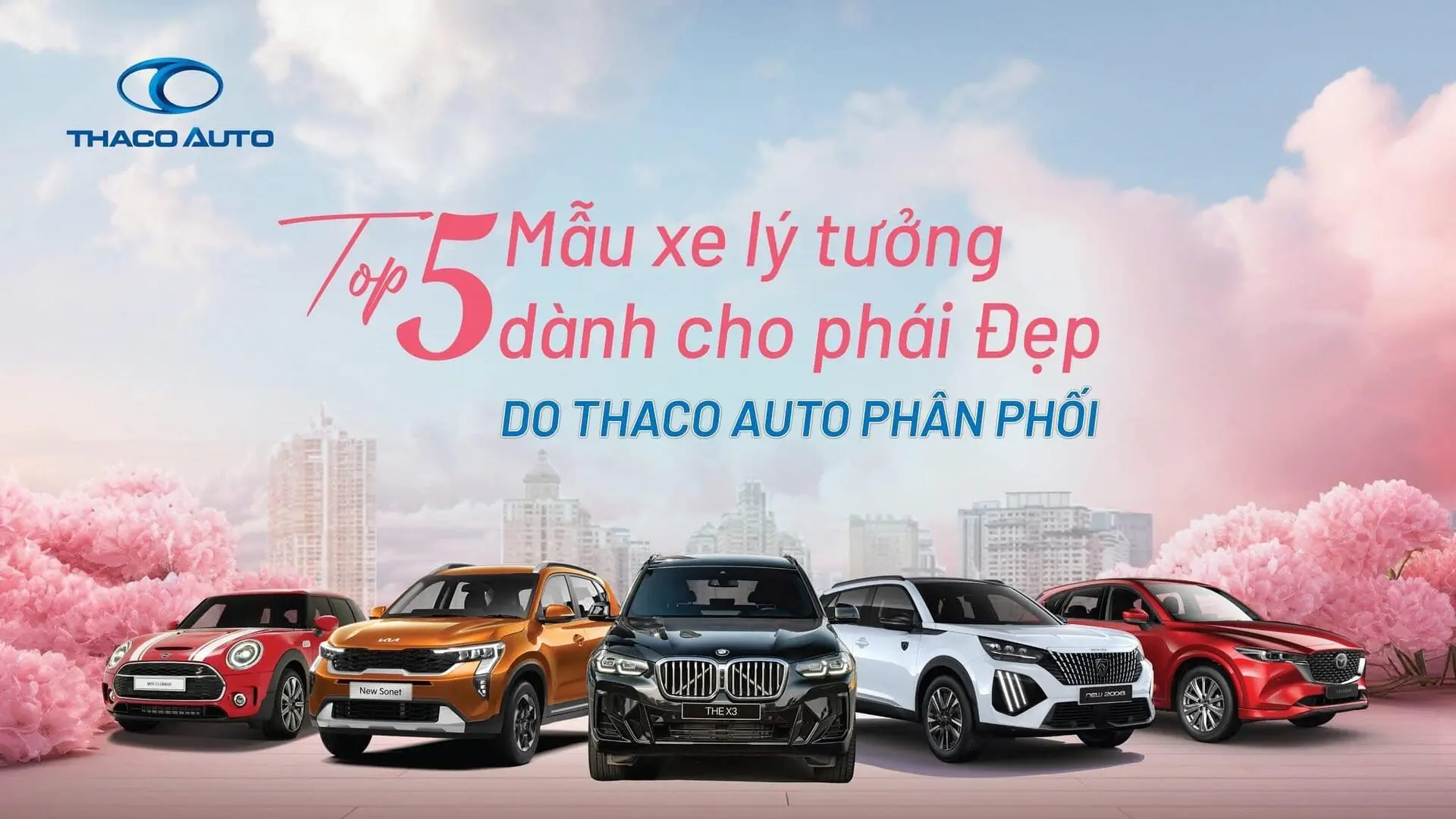 Top 5 mẫu xe lý tưởng dành cho phái đẹp