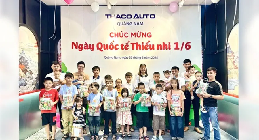 Những kỷ niệm đáng yêu nhân Ngày Quốc tế Thiếu nhi 1/6 tại THACO AUTO Quảng Nam