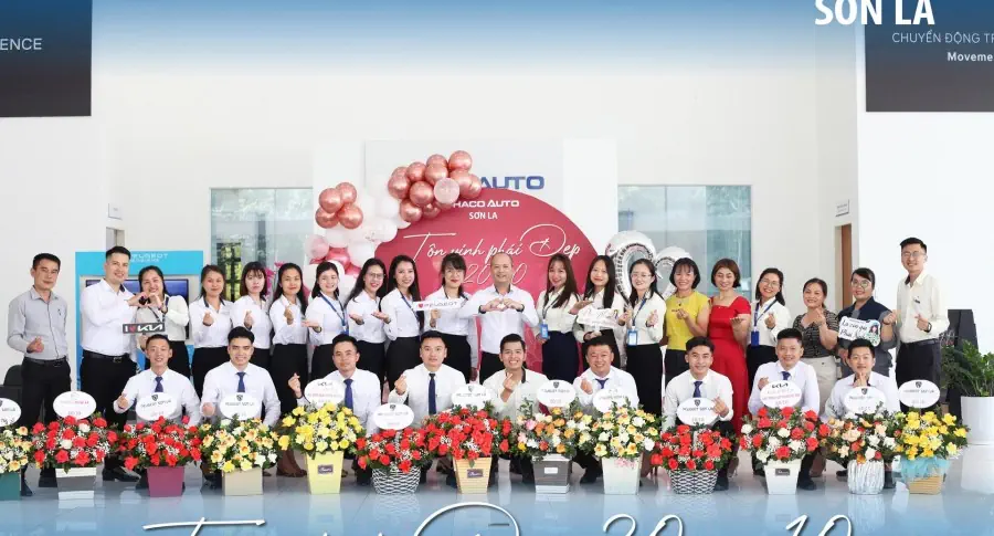 THACO AUTO SƠN LA RỘN RÀNG TỔ CHỨC CHƯƠNG TRÌNH CHÚC MỪNG PHỤ NỮ VIỆT NAM 20/10.