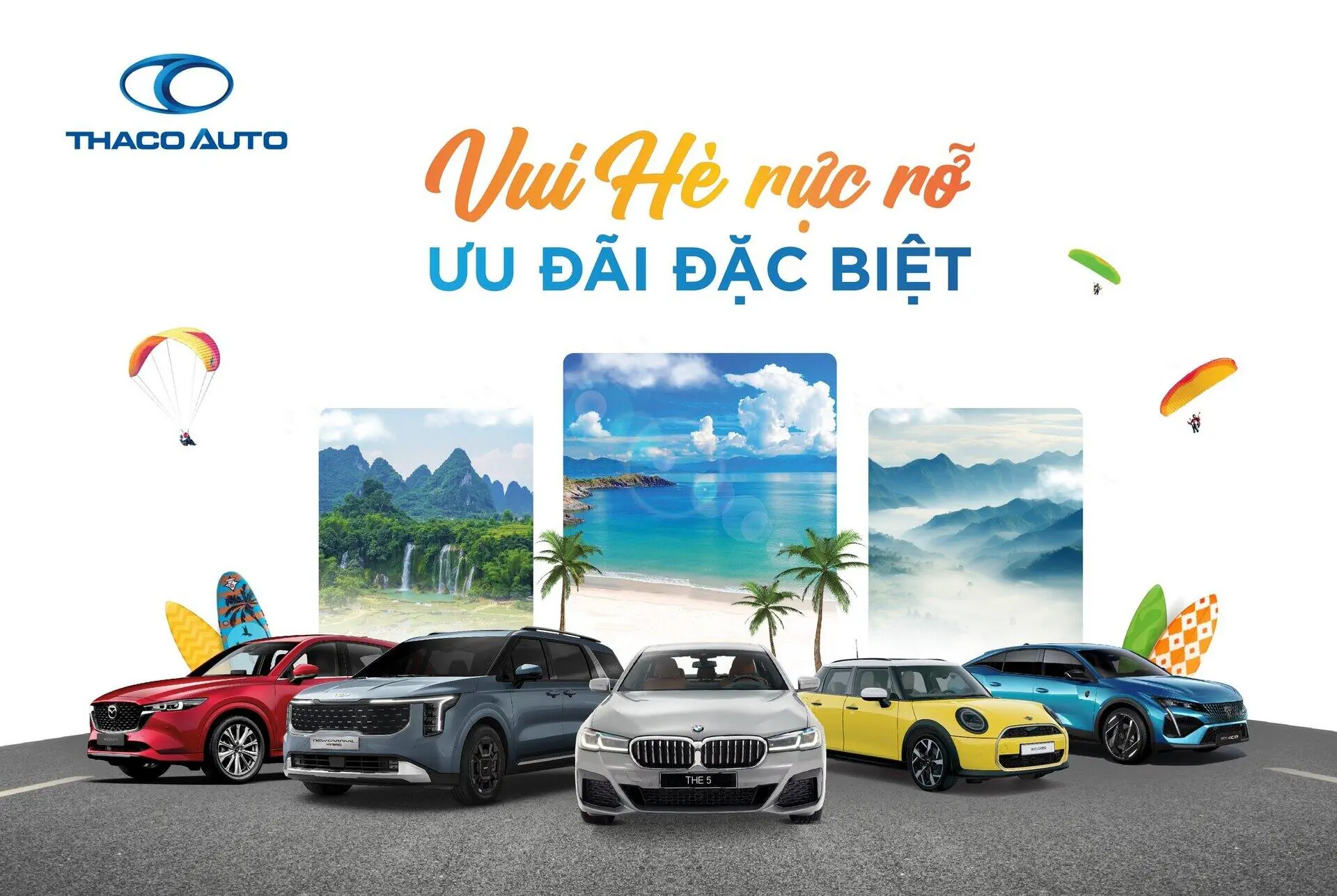 THACO AUTO Sơn La ưu đãi đặc biệt cho nhiều dòng xe