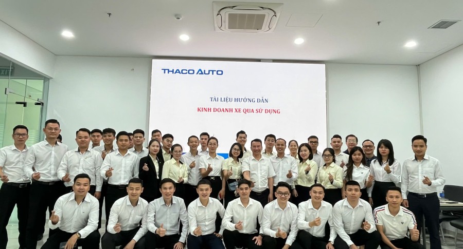 THACO AUTO SƠN LA THAM GIA ĐÀO TẠO NÂNG CAO KIẾN THỨC KINH DOANH XE QUA SỬ DỤNG.