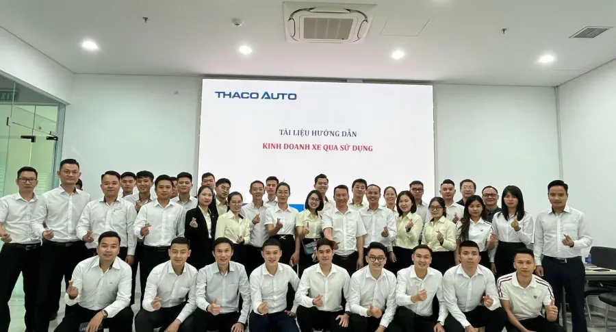THACO AUTO SƠN LA THAM GIA ĐÀO TẠO NÂNG CAO KIẾN THỨC KINH DOANH XE QUA SỬ DỤNG.