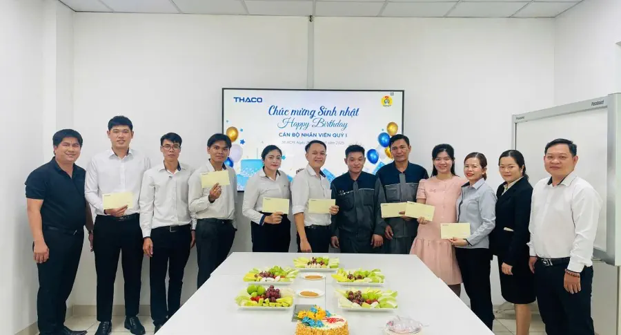 THACO AUTO Tải Bus - TP.HCM - Chúc mừng sinh nhật CBNV Quý I/2025