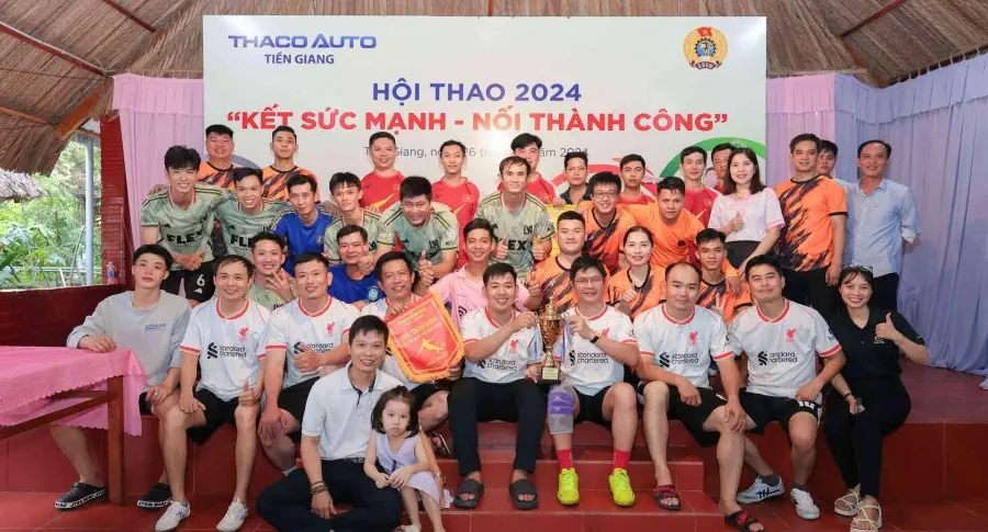 THACO AUTO Tiền Giang khép lại Hội thao năm 2024 với nhiều dấu ấn đẹp