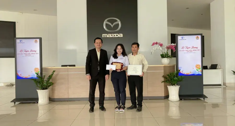 THACO AUTO Tây Ninh tổ chức tuyên dương con CBNV “Học giỏi, sống tốt” năm 2024