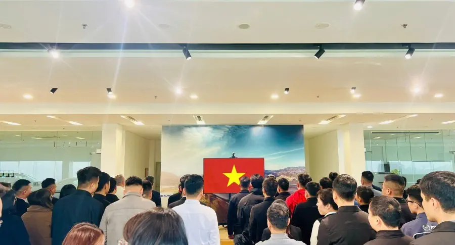 🇻🇳 THACO AUTO BẮC GIANG TỔ CHỨC LỄ CHÀO CỜ THÁNG 3.2025 🇻🇳