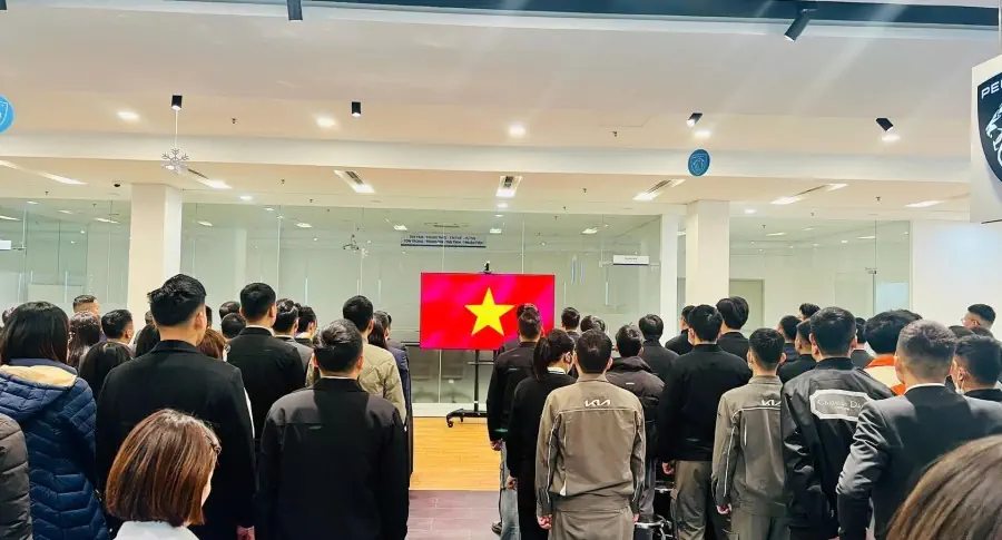 CHÀO CỜ THÁNG 12/2024: THACO AUTO BẮC GIANG QUYẾT TÂM HƯỚNG TỚI MỤC TIÊU 2024