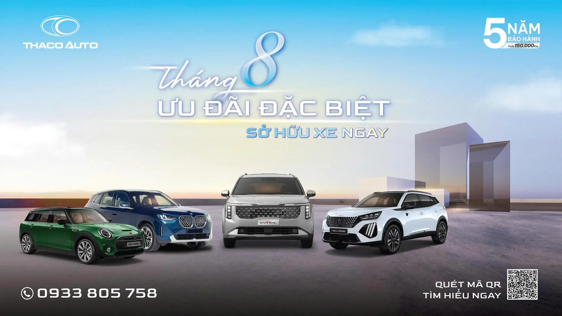 THACO AUTO ưu đãi đặc biệt cho nhiều dòng xe du lịch