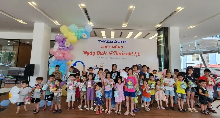 THACO AUTO Bắc Ninh tổ chức các hoạt động mừng ngày quốc tế thiếu nhi 1/6