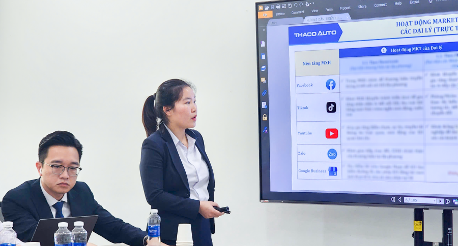THACO AUTO BẮC NINH ĐÀO TẠO KỸ NĂNG MARKETING & ỨNG DỤNG AI CHO ĐỘI NGŨ TƯ VẤN BÁN HÀNG