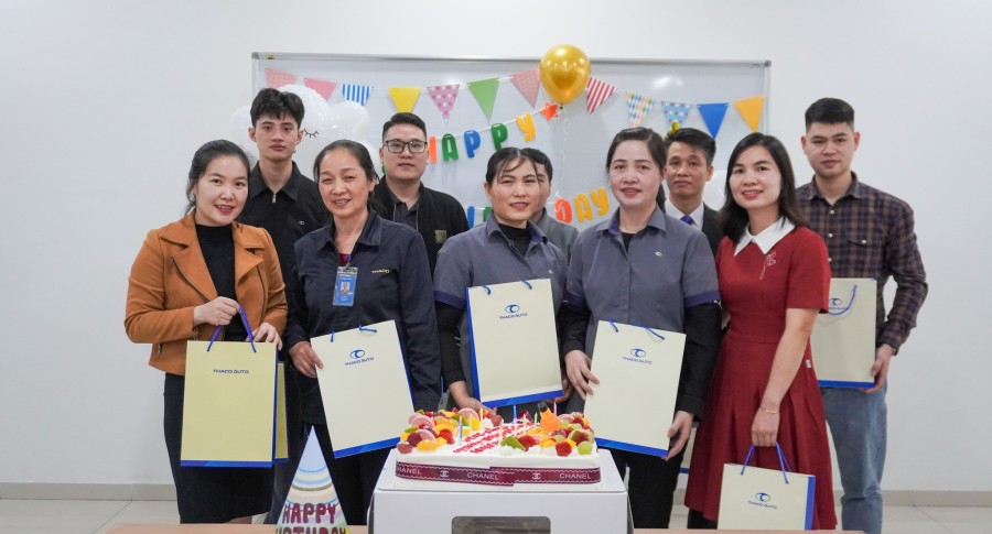 THACO AUTO BẮC NINH CHÚC MỪNG SINH NHẬT CBNV QUÝ I/2025
