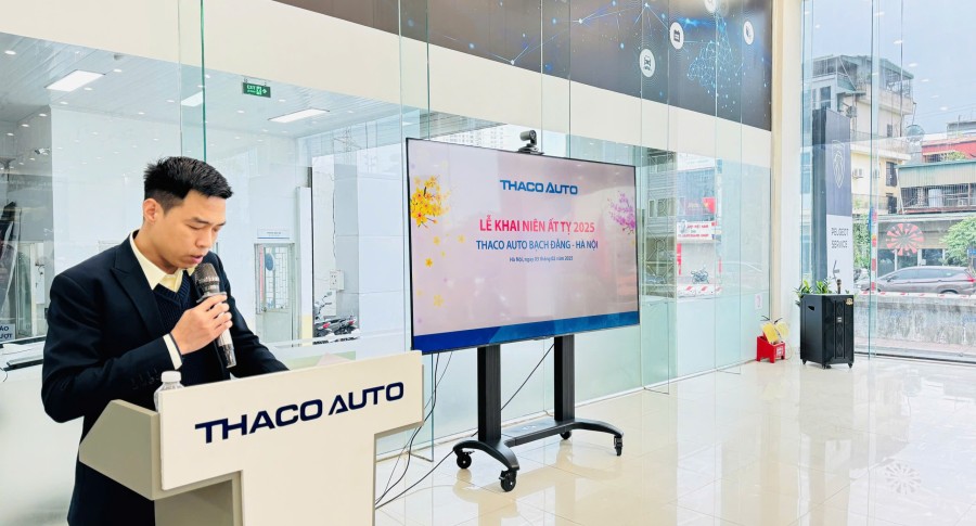 LỄ KHAI NIÊN THACO AUTO BẠCH ĐẰNG 2025 – KHỞI ĐẦU MỚI, THÀNH CÔNG MỚI