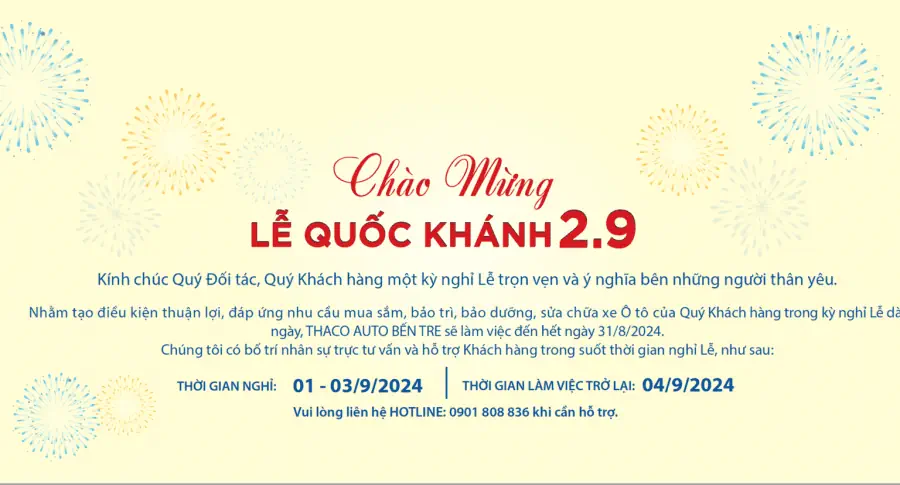 CHÀO MỪNG LỄ QUỐC KHÁNH 2/9