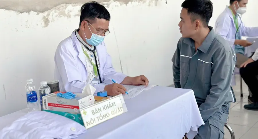 THACO AUTO Bến Tre tổ chức khám sức khỏe định kỳ cho CBNV năm 2024