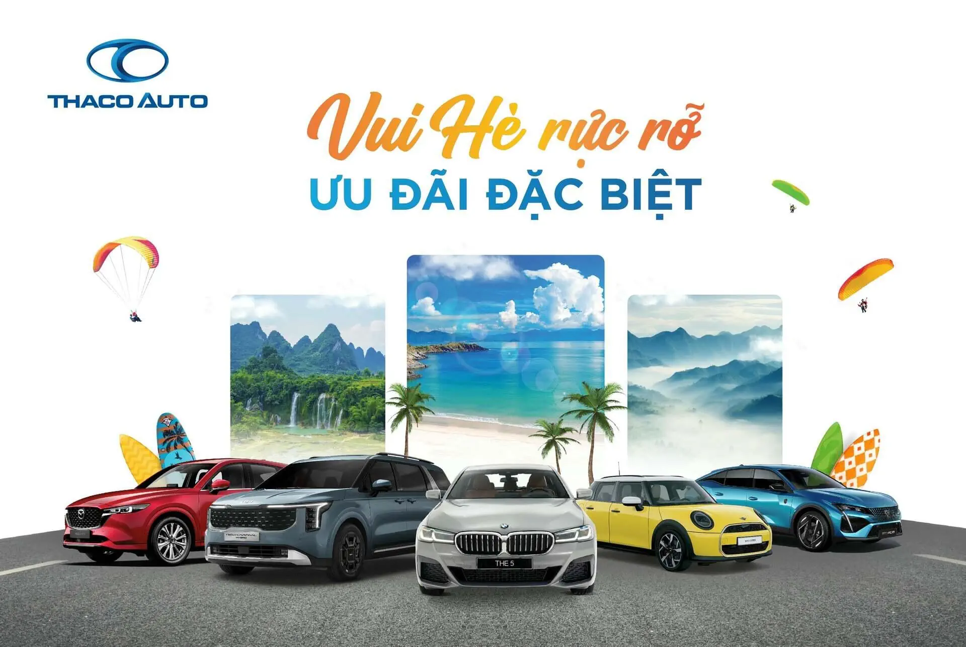 THACO AUTO ưu đãi đặc biệt cho nhiều dòng xe