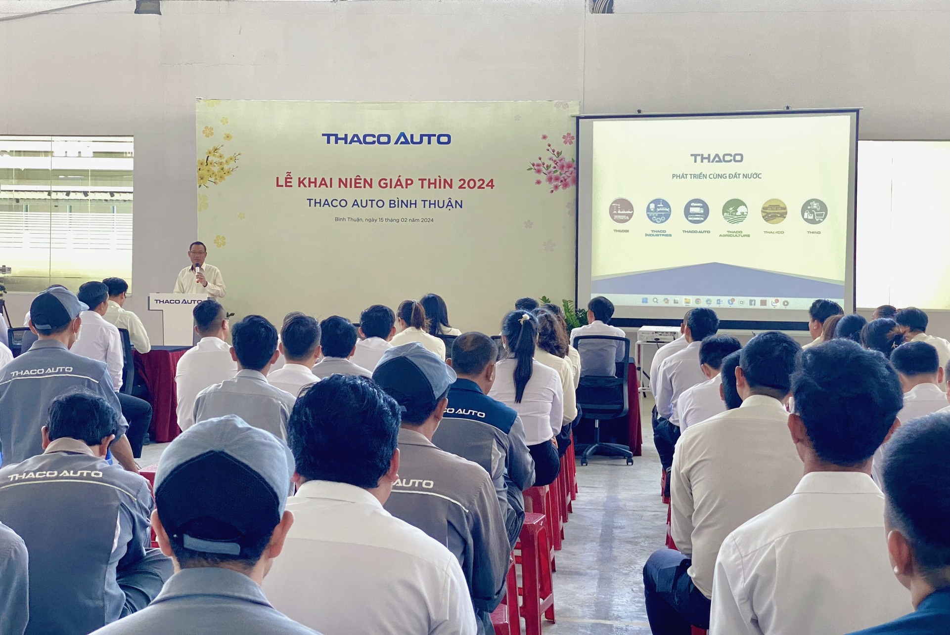 THACO AUTO Bình Thuận tổ chức Lễ Khai niên Giáp Thìn 2024