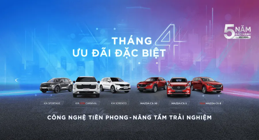 THACO AUTO tri ân khách hàng với ưu đãi đặc biệt dịp 30/4 & 01/05