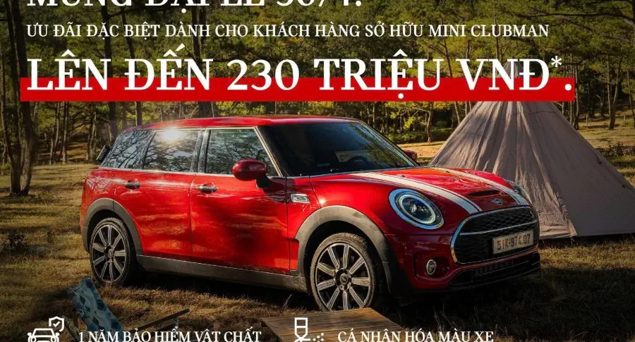 ƯU ĐÃI ĐẶC BIỆT DÀNH CHO CÁC DÒNG XE MINI NHÂN DỊP MỪNG ĐẠI LỄ 30/04