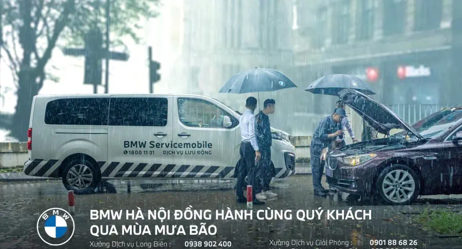 THACO AUTO BMW HÀ NỘI ĐỒNG HÀNH CÙNG QUÝ KHÁCH QUA MÙA MƯA BÃO