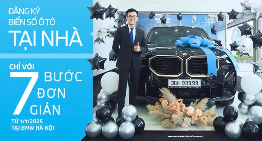 Đăng ký biển số ô tô tại nhà chỉ với 7 bước đơn giản từ 1/1/2025