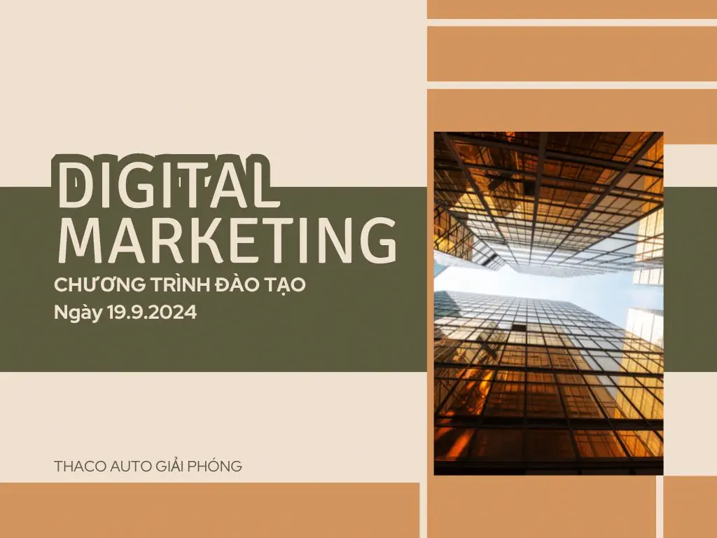 THACO AUTO Giải Phóng tổ chức chương trình đào tạo Marketing trực tuyến cho tư vấn bán hàng