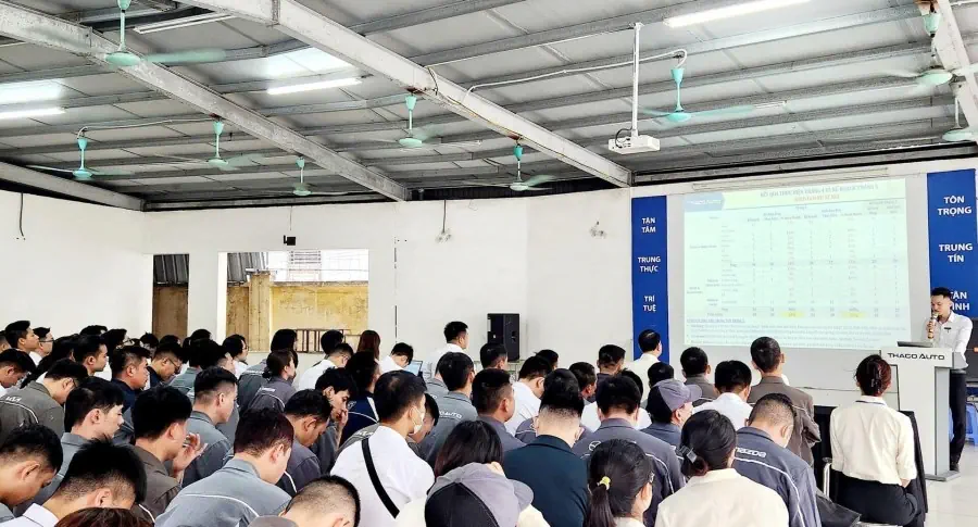 CHÀO CỜ THÁNG 5/2024 – THACO AUTO GIẢI PHÓNG – BÁO CÁO KẾT QUẢ THỰC HIỆN THÁNG 4 & TRIỂN KHAI CÔNG TÁC BÁN HÀNG THÁNG 5 & VINH DANH CÁ NHÂN XUẤT SẮC THÁNG 4