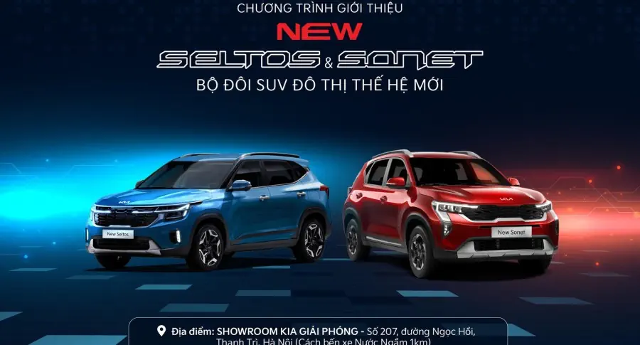 THACO AUTO Giải Phóng giới thiệu “ New Seltos & New Sonet  – Bộ đôi SUV đô thị thế hệ mới”