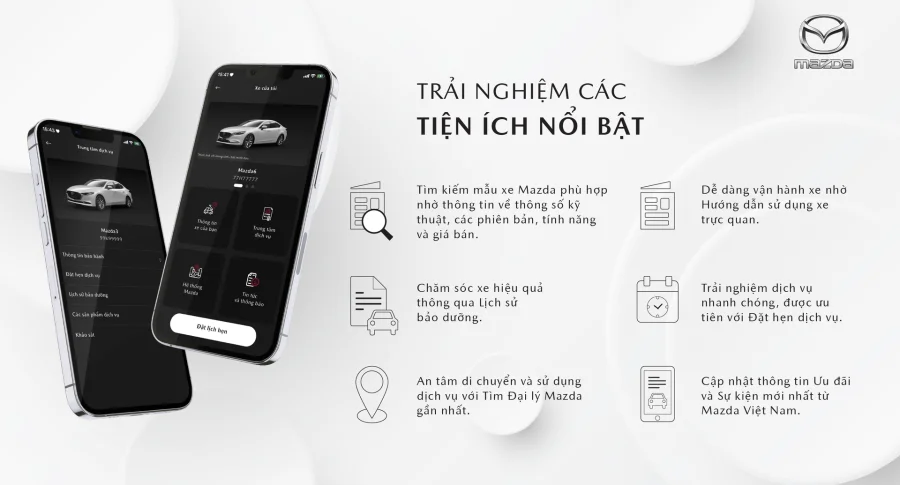 Hướng dẫn sử dụng Ứng Dụng My MAZDA