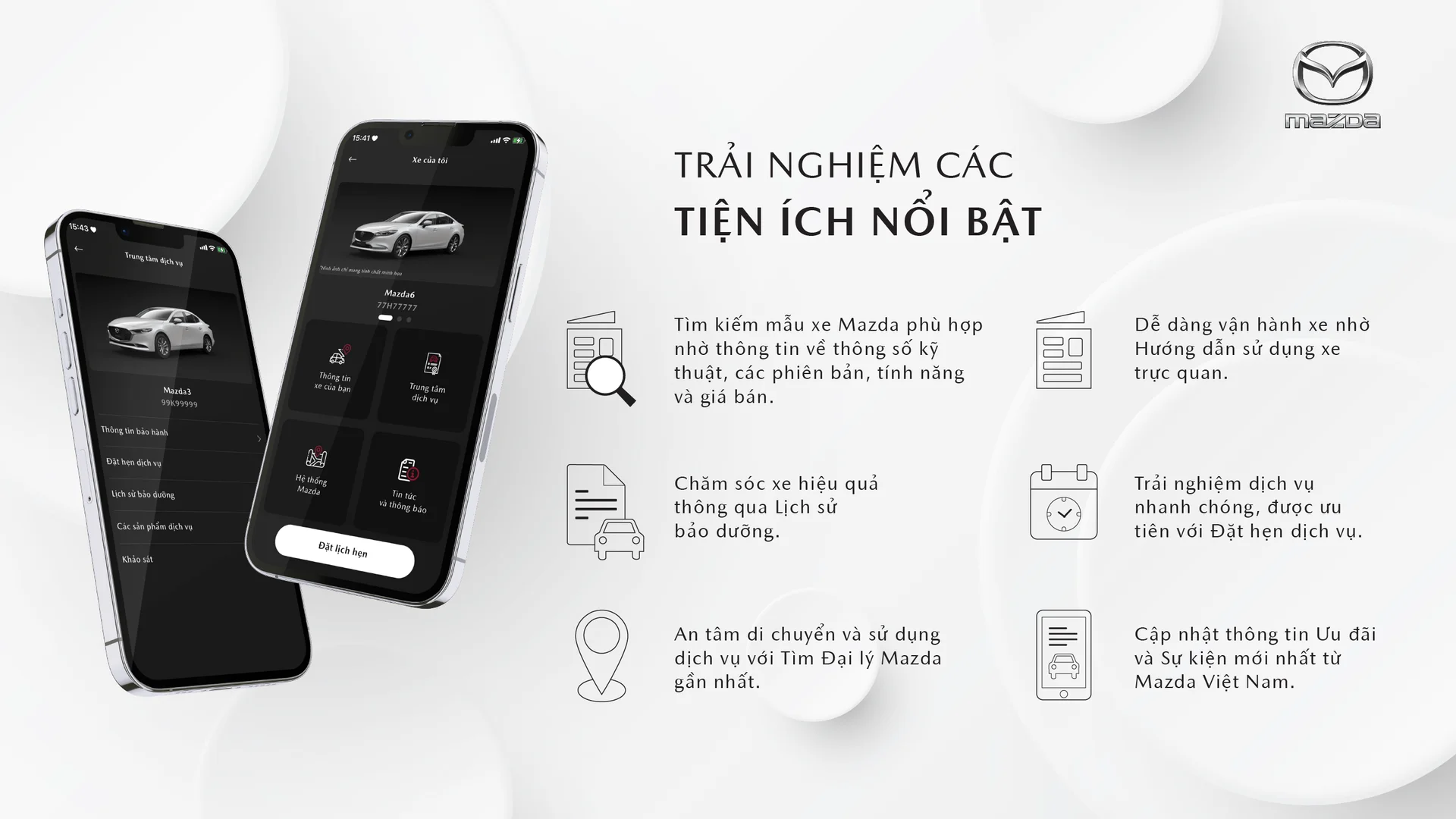 Hướng dẫn sử dụng Ứng Dụng My MAZDA
