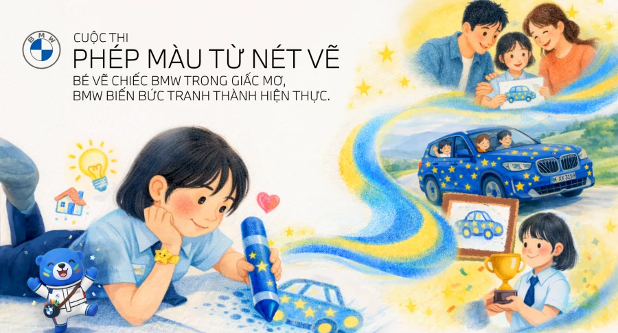 BMW Việt Nam Khởi Động Cuộc Thi “Phép Màu Từ Nét Vẽ” – Biến Ý Tưởng Trẻ Thơ Thành Hiện Thực