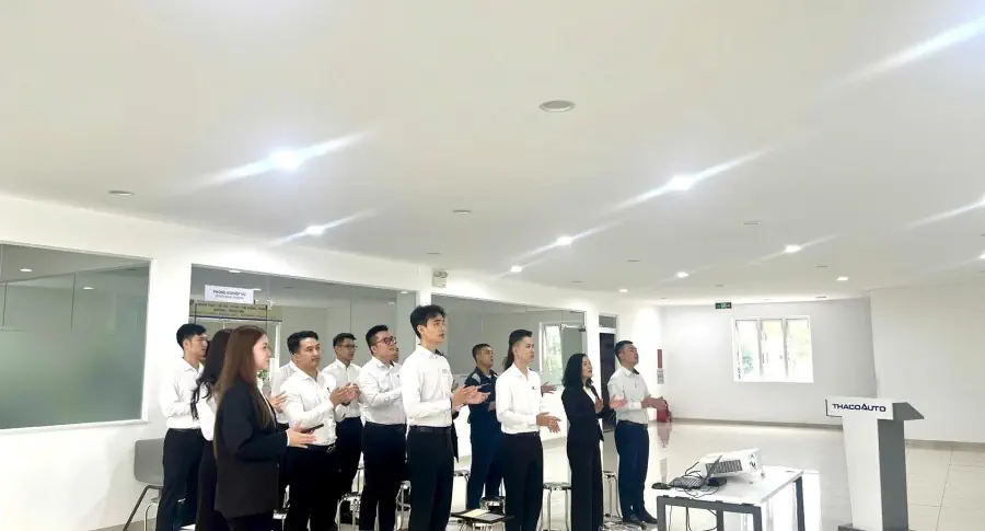 LỄ CHÀO CỜ THÁNG 11/2024 TẠI THACO AUTO Hải Dương